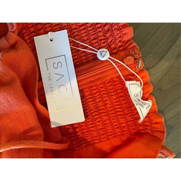 NWT Sage The Label Roam Around Cutout Midi Dress - Picture 7 of 7